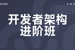 开发者架构进阶班18班